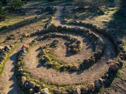 Spiral Labyrinth in Inland Northern California photo gallery